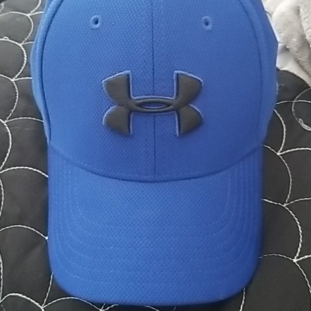 Blue Youth Under Armor Baseball Hat